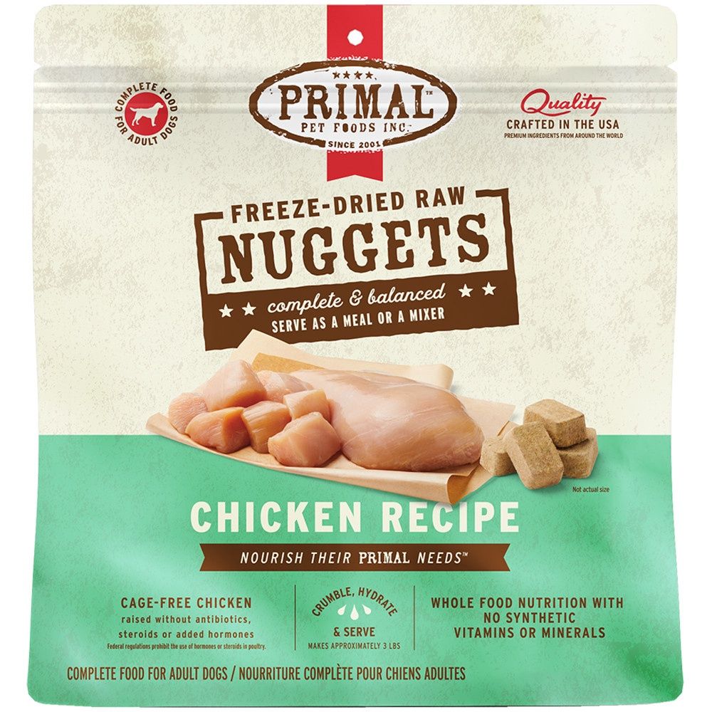 Primal Freeze-Dried Raw Nuggets Chicken Recipe