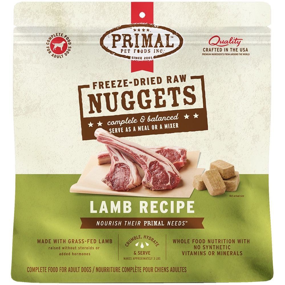 Primal Freeze-Dried Raw Nuggets Lamb Recipe