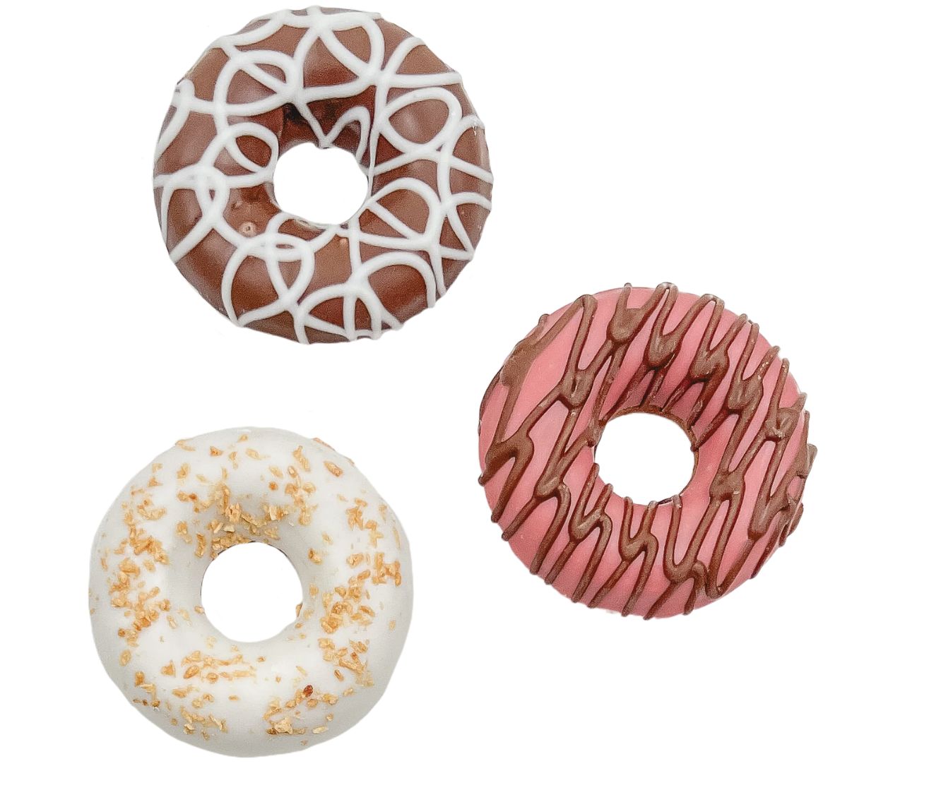 3D Medium Vanilla Donuts Cookie