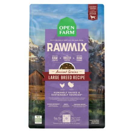 OPEN FARM DOG DRY RAWMIX LARGE BREED WITH ANCIENT GRAINS 20 LB