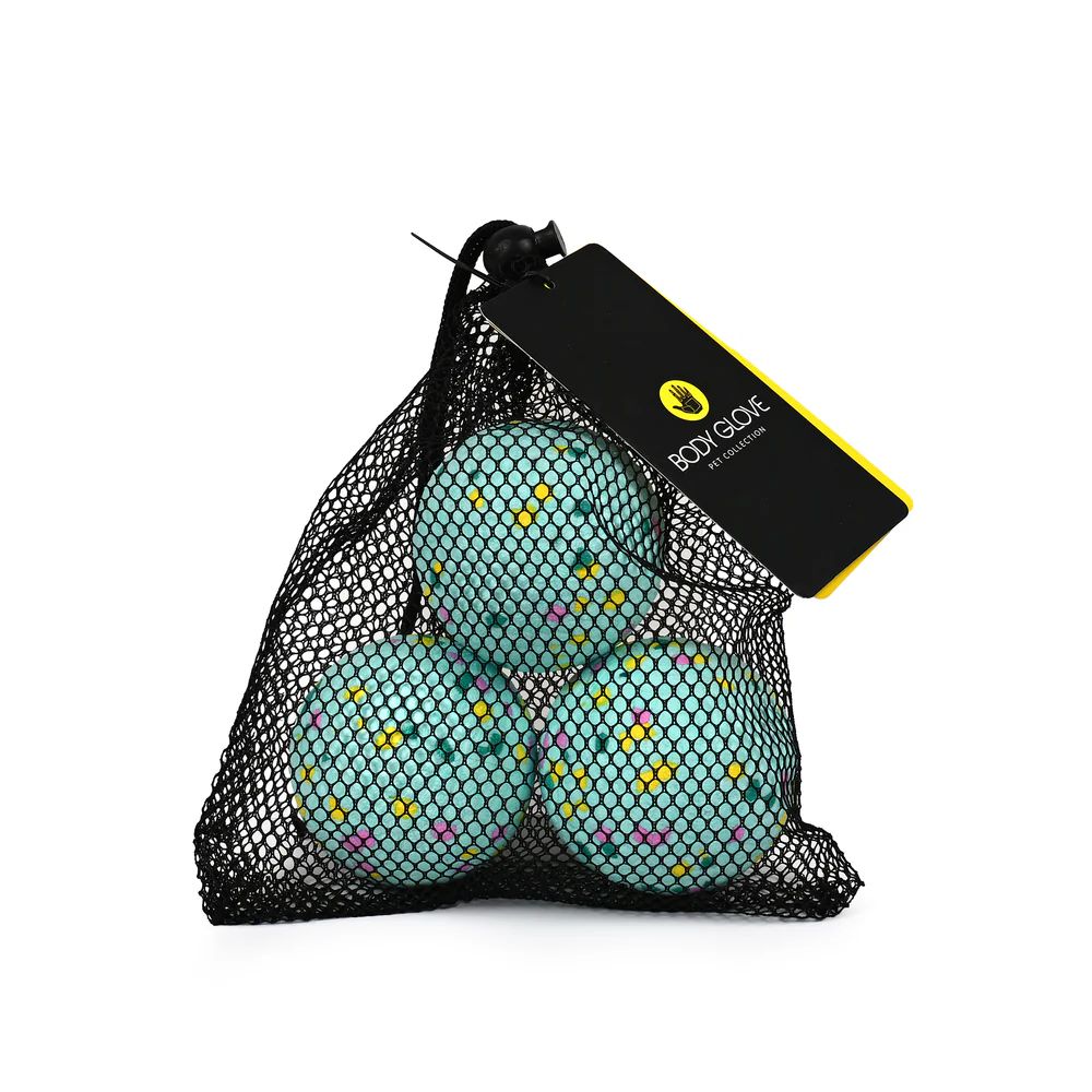 Body Glove Tough Ball 3 Pack L/XL Teal Confetti