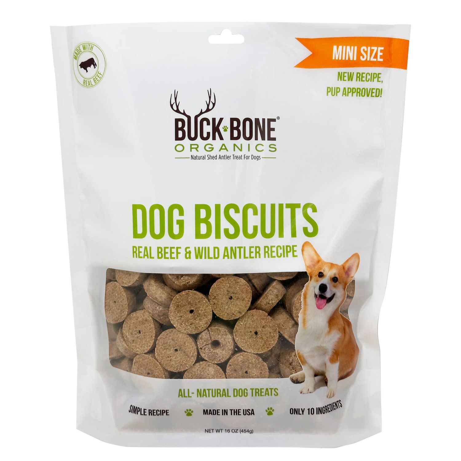 Antler Dog Biscuits, Mini 16 oz
