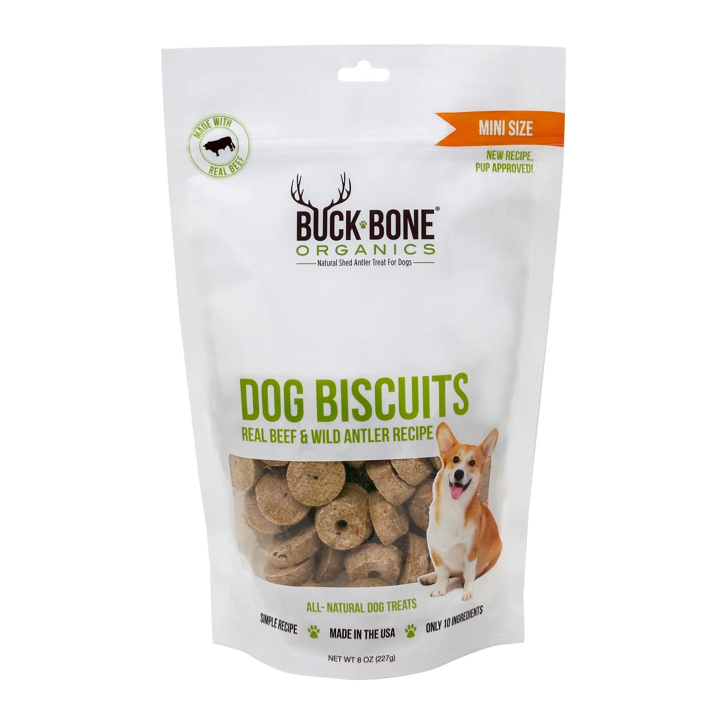 Antler Dog Biscuits, Mini 8oz