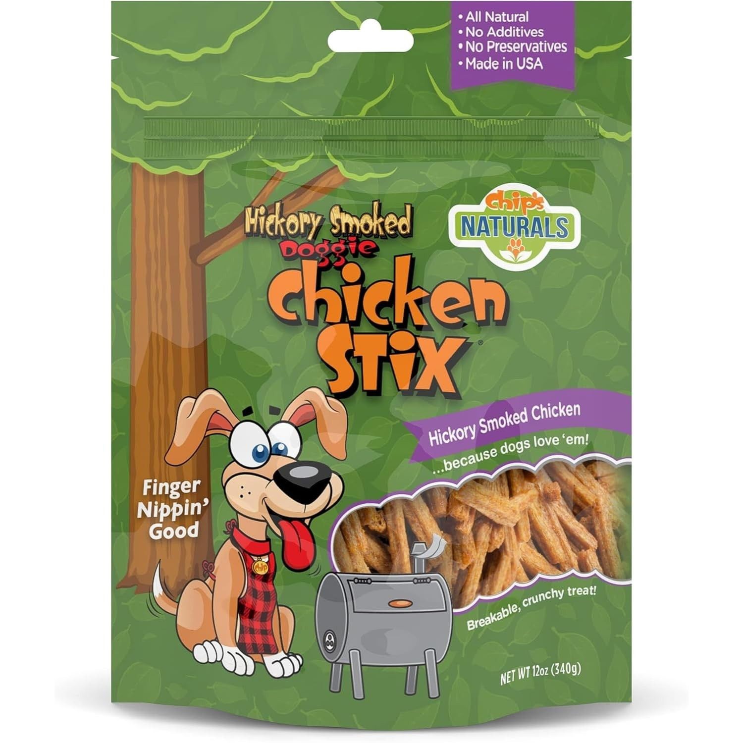 Hickory Smoked Doggie Chicken Stix 12oz