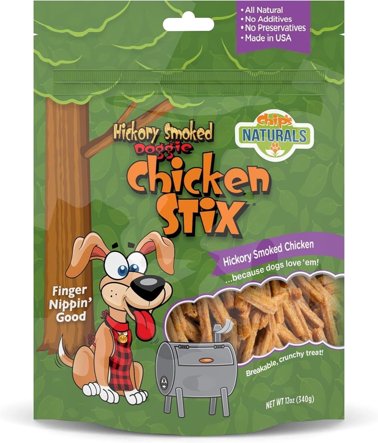 Hickory Smoked Doggie Chicken Stix 6oz