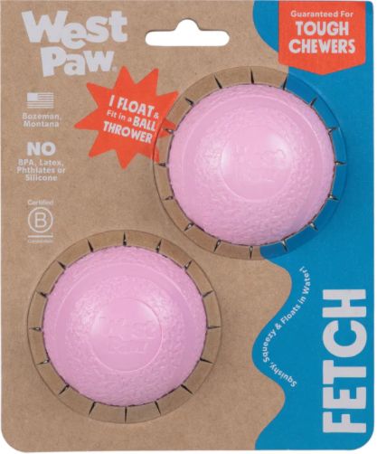 West Paw Small Boundr 2-Pack (Pink)