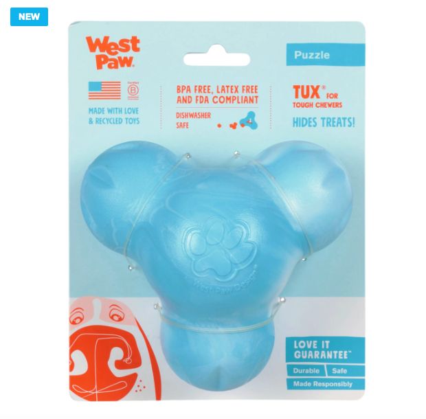 WEST PAW Tux  4" (Blue) Aqua Swirl Small