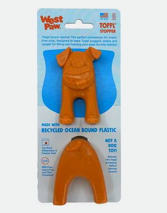 West Paw Toppl Stopper (Orange)