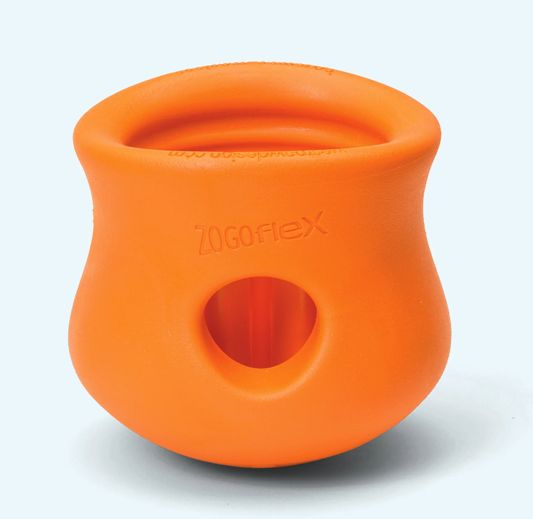 West Paw Toppl Treat Dispensing Dog Toy (Orange) - XL