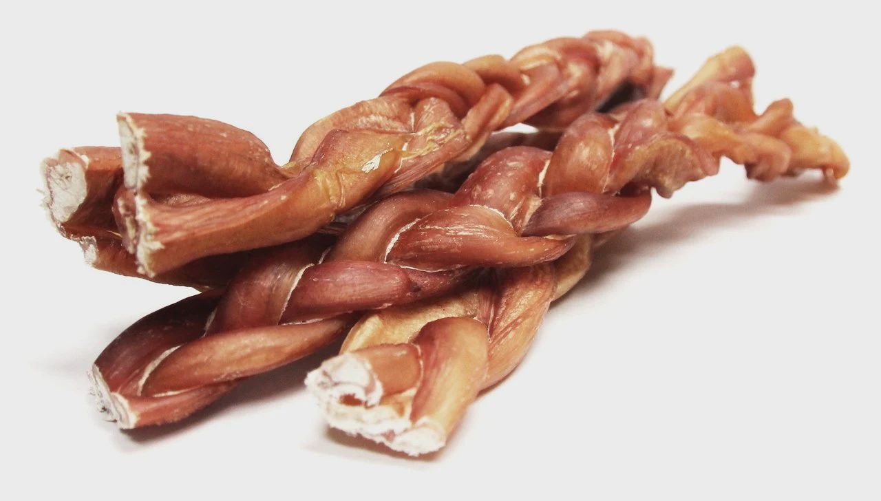 12" Thick Braided Bully Sticks - Odor Free