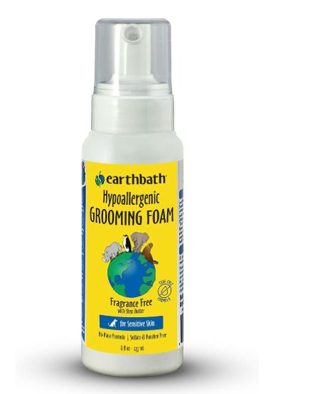 Earthbath Grooming Foam Dog Hypo-Allergenic 8 oz