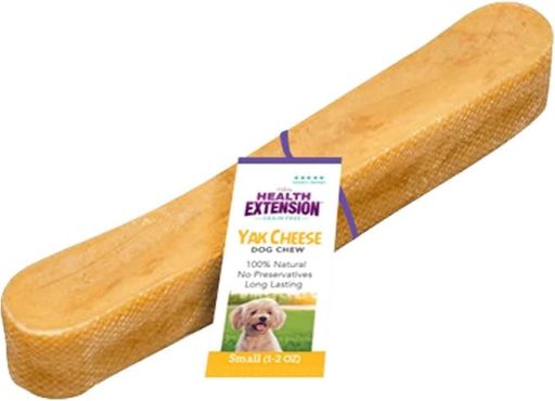 Health Extension Small Yak Cheese Chew Long-lasting Chew | Training Treat | Non GMO | Hard Dog Chew |