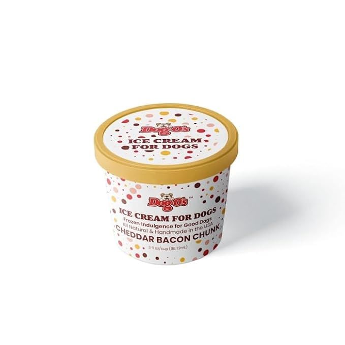 Dog O Cheddar Bacon Ice Cream, 3-oz