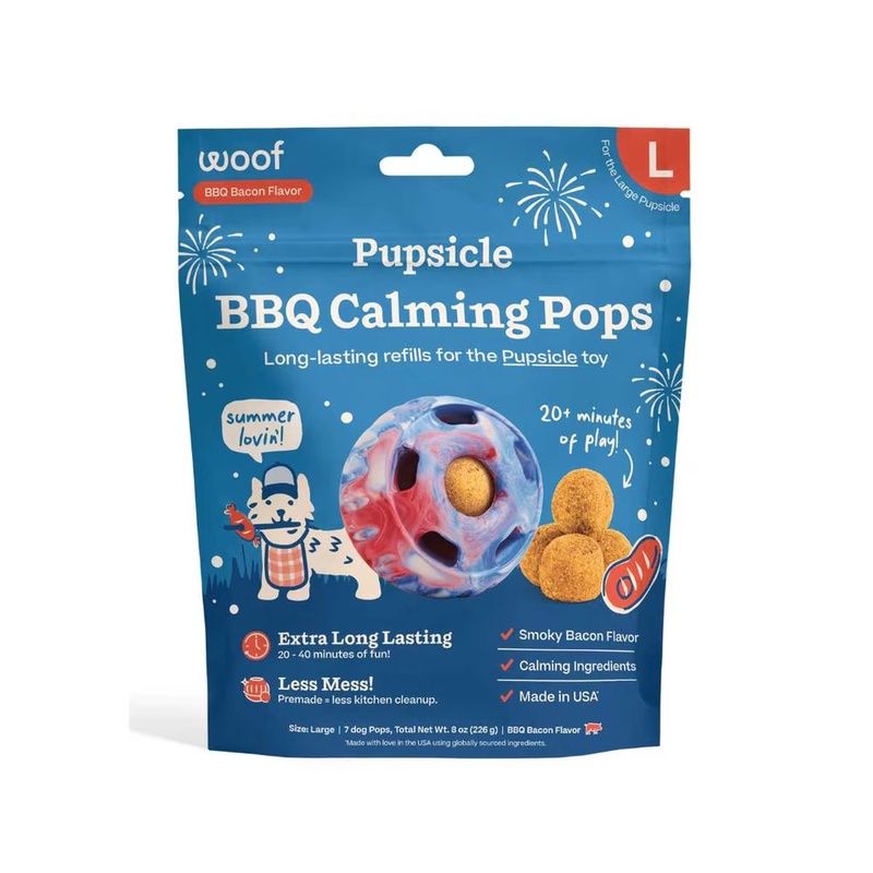 Woof BBQ Calming Refill Pops Large 4th July