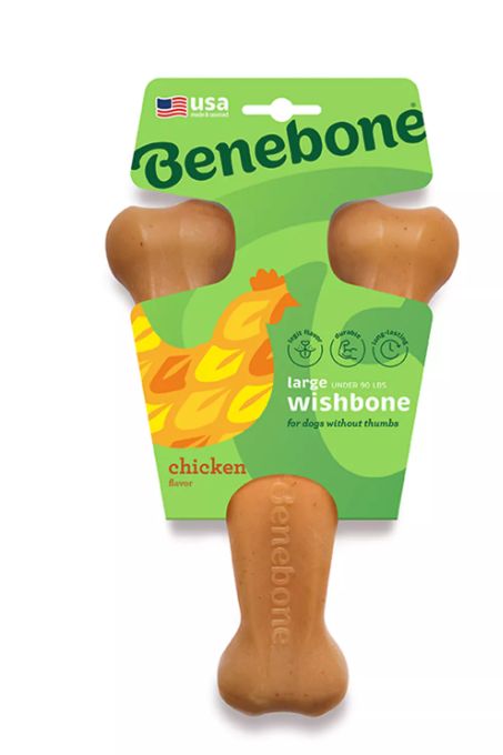 Benebone Wishbone Large, Real Chicken Flavor