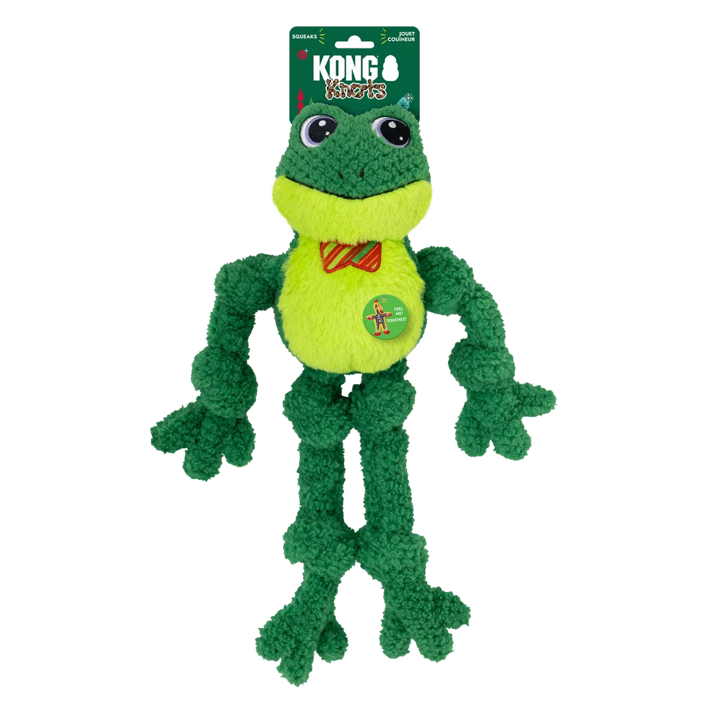 KONG HOLIDAY BOW TIE FROG LG/XL
