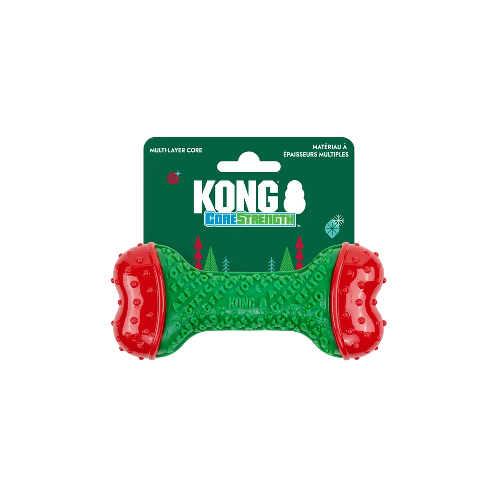 KONG HOLIDAY CORE STRENGTH BONE SM/MD