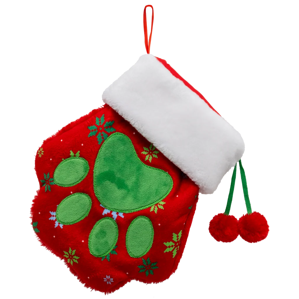 KONG HOLIDAY STOCKING PAW LG