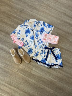 JL Blue Blossom Pajama Set