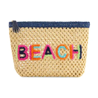 Beach Straw Pouch