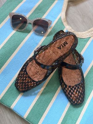 Mia Coco Tortoise Jelly Flats