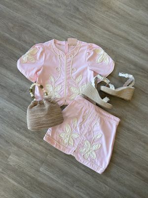 Main Girl Energy Embroidered Top