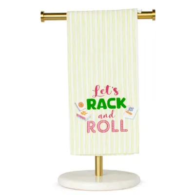 Let's Rack And Roll Hand Towel