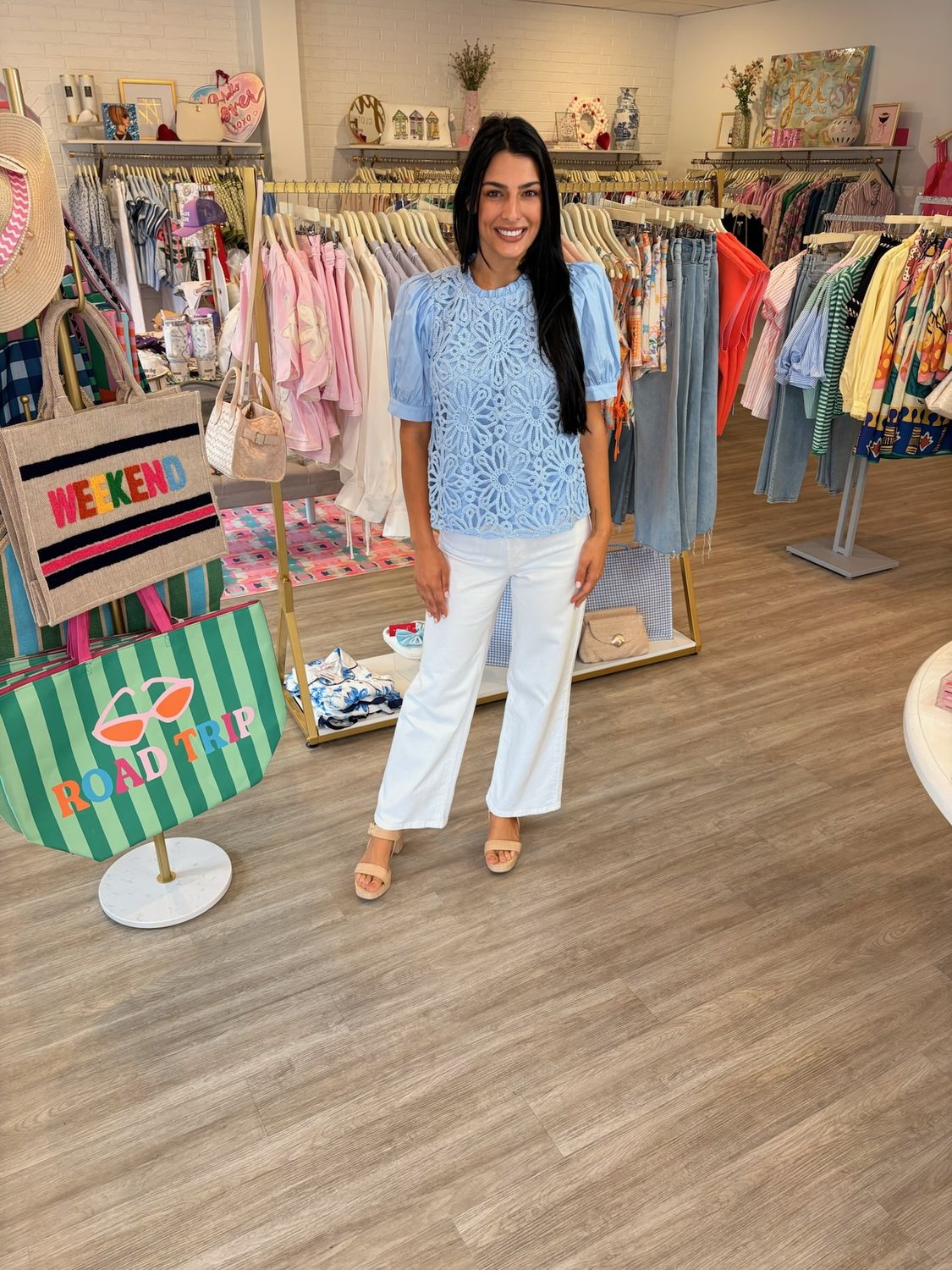 Elizabeth Textured Top