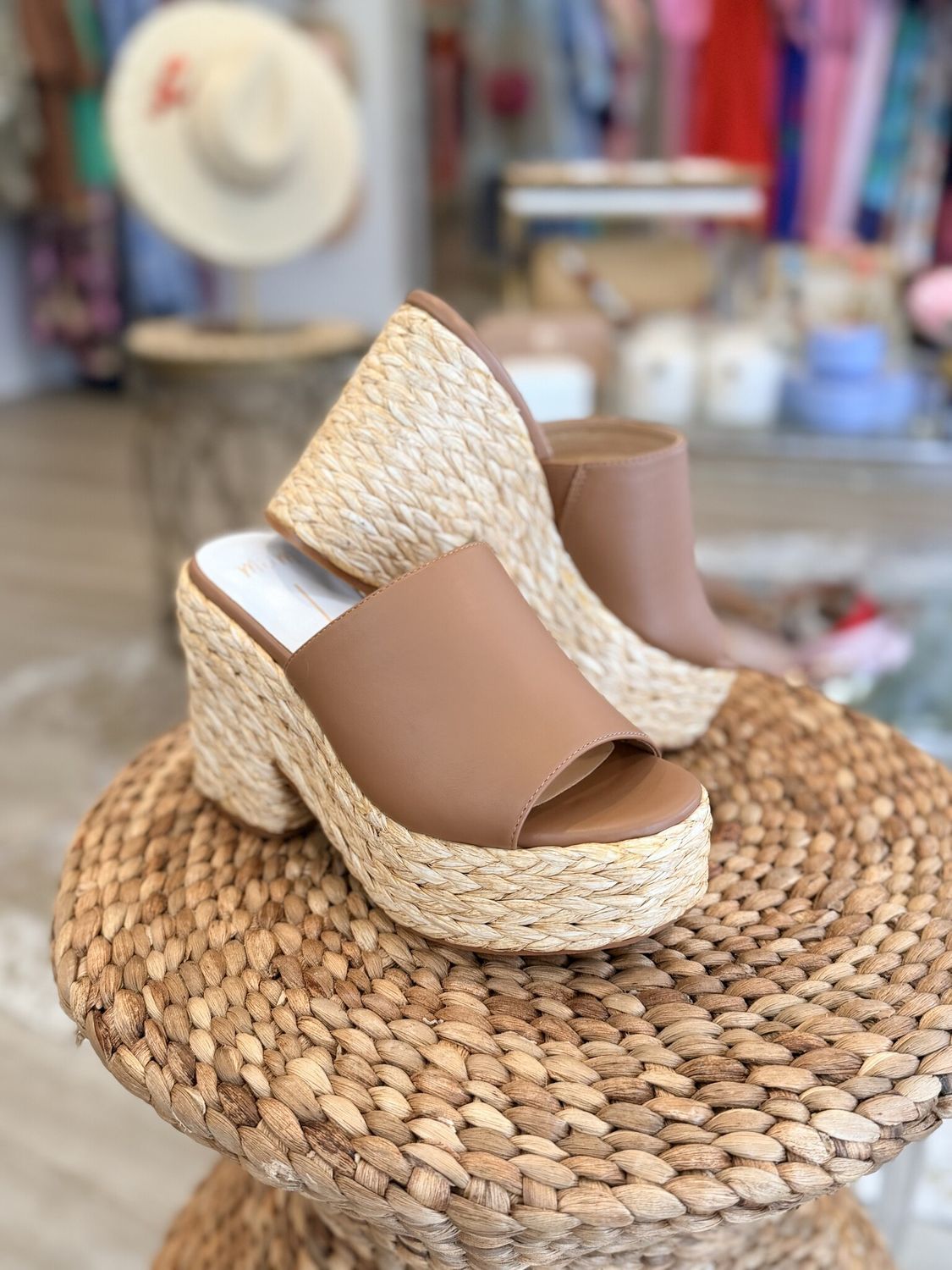 Ashlyn Raffia Heels