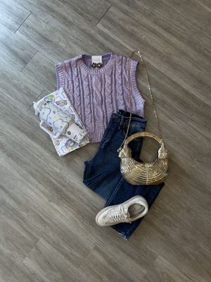 SS284 Liz Sweater Lilac