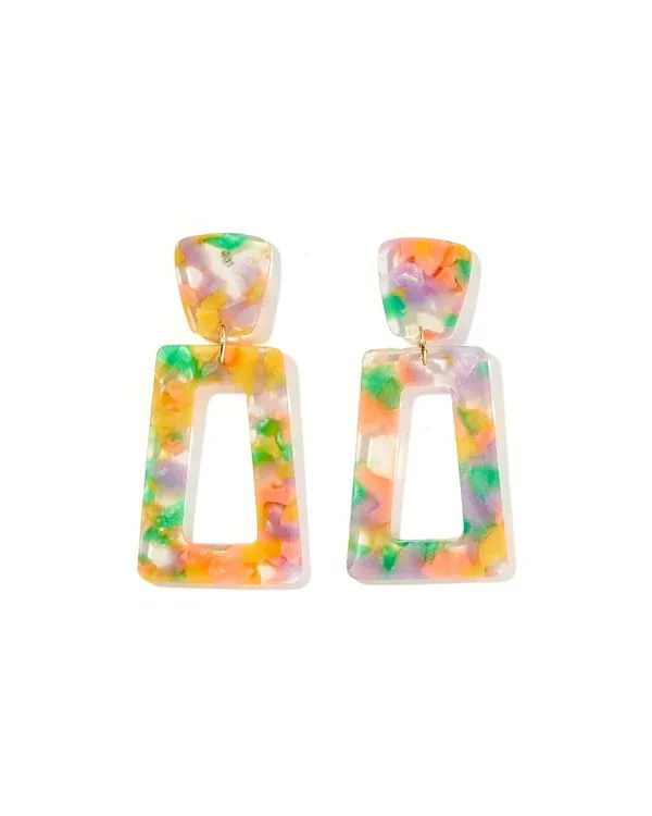 Kennedy Confetti Statement Earrings