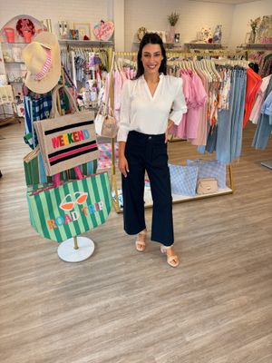 Reasons To Stay V-Neck Top