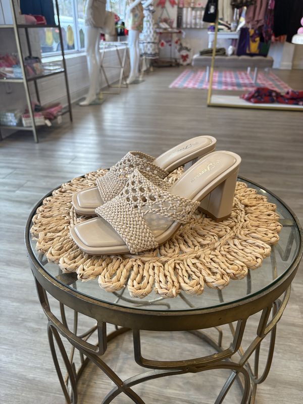 Dustiny Woven Heels Bone