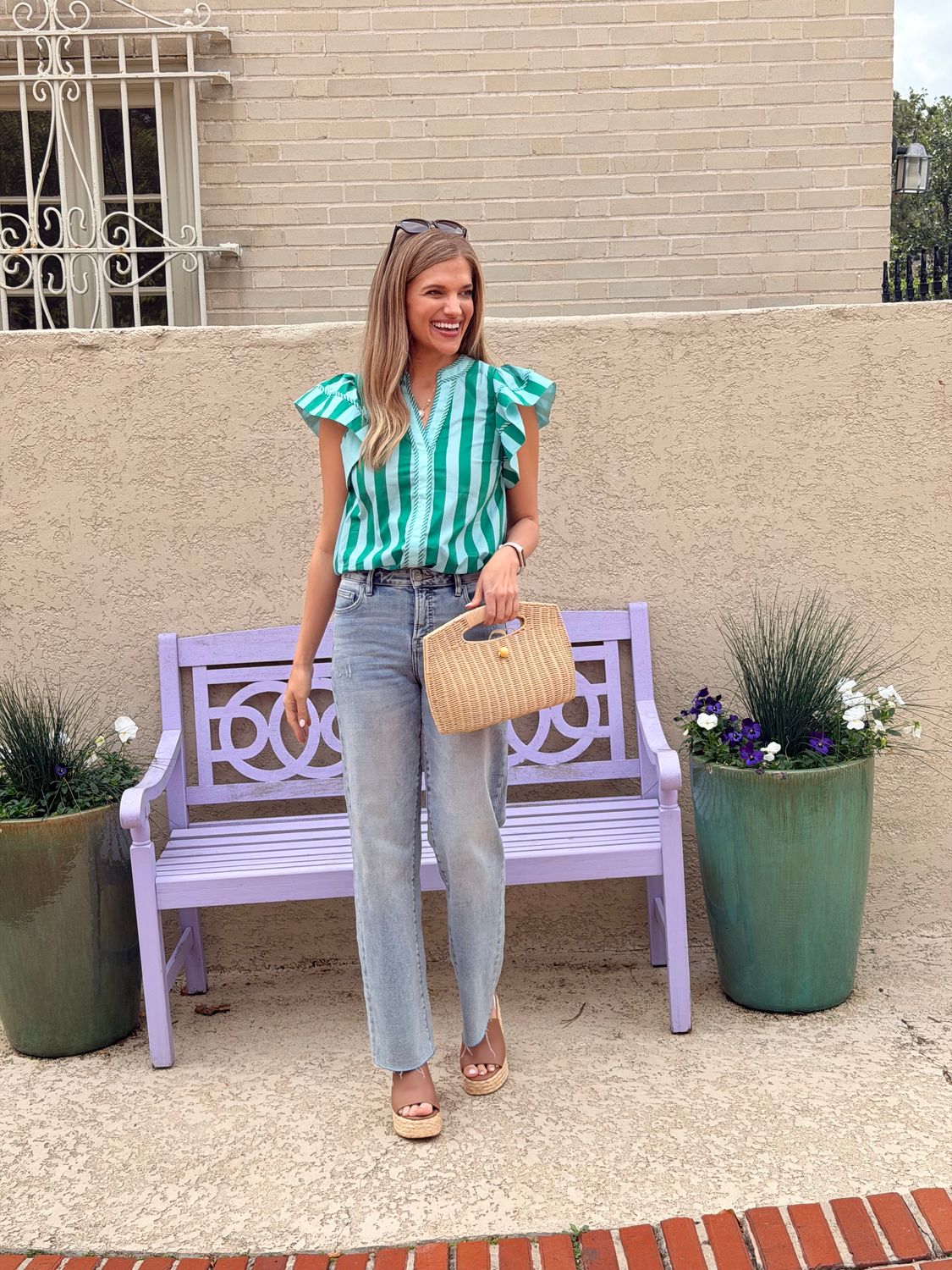 Hidden Call Back Straight Jeans