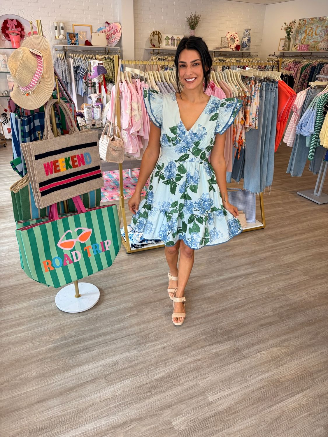 Sugar Lips Mirla Floral Ruffle Dress