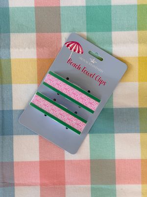 Cabana Beach Towel Clips