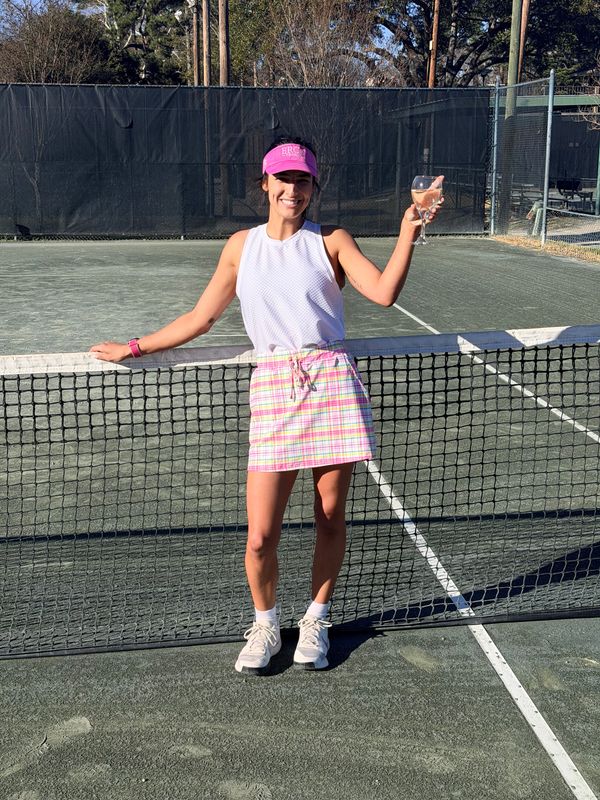 Spring Social Plaid Skort