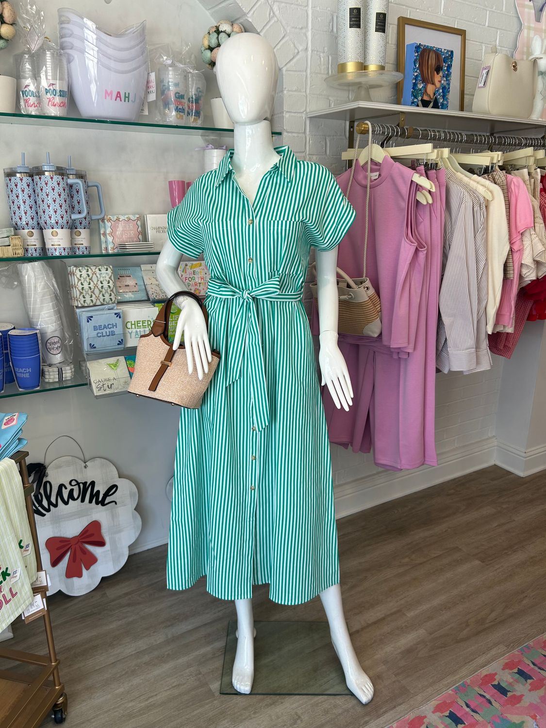 Seabreeze Striped Maxi Dress