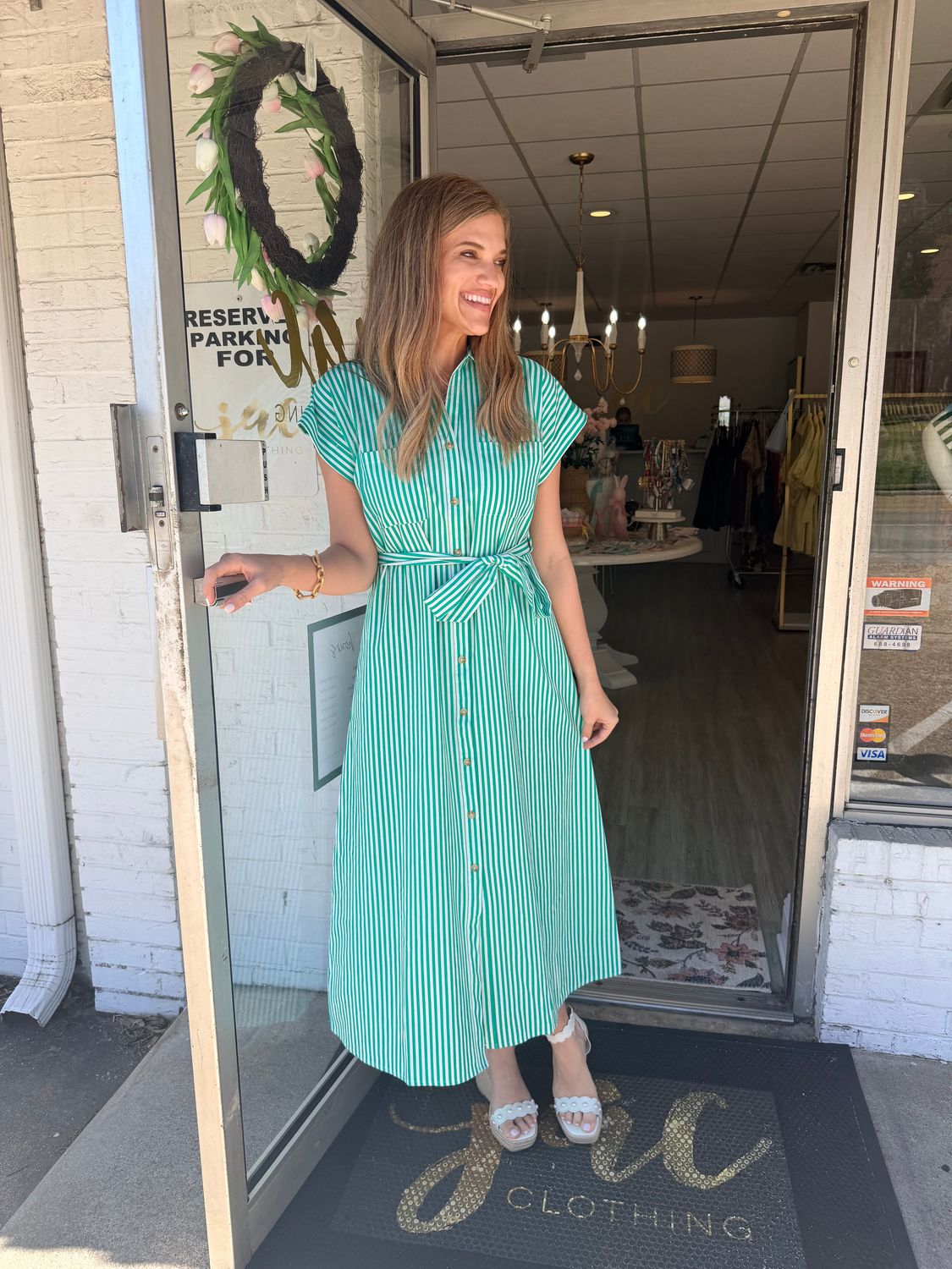 Seabreeze Striped Maxi Dress