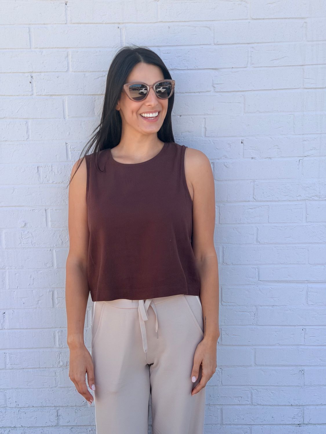 Z Supply Golden Hour Taupe Gradient Polarized Sunglasses