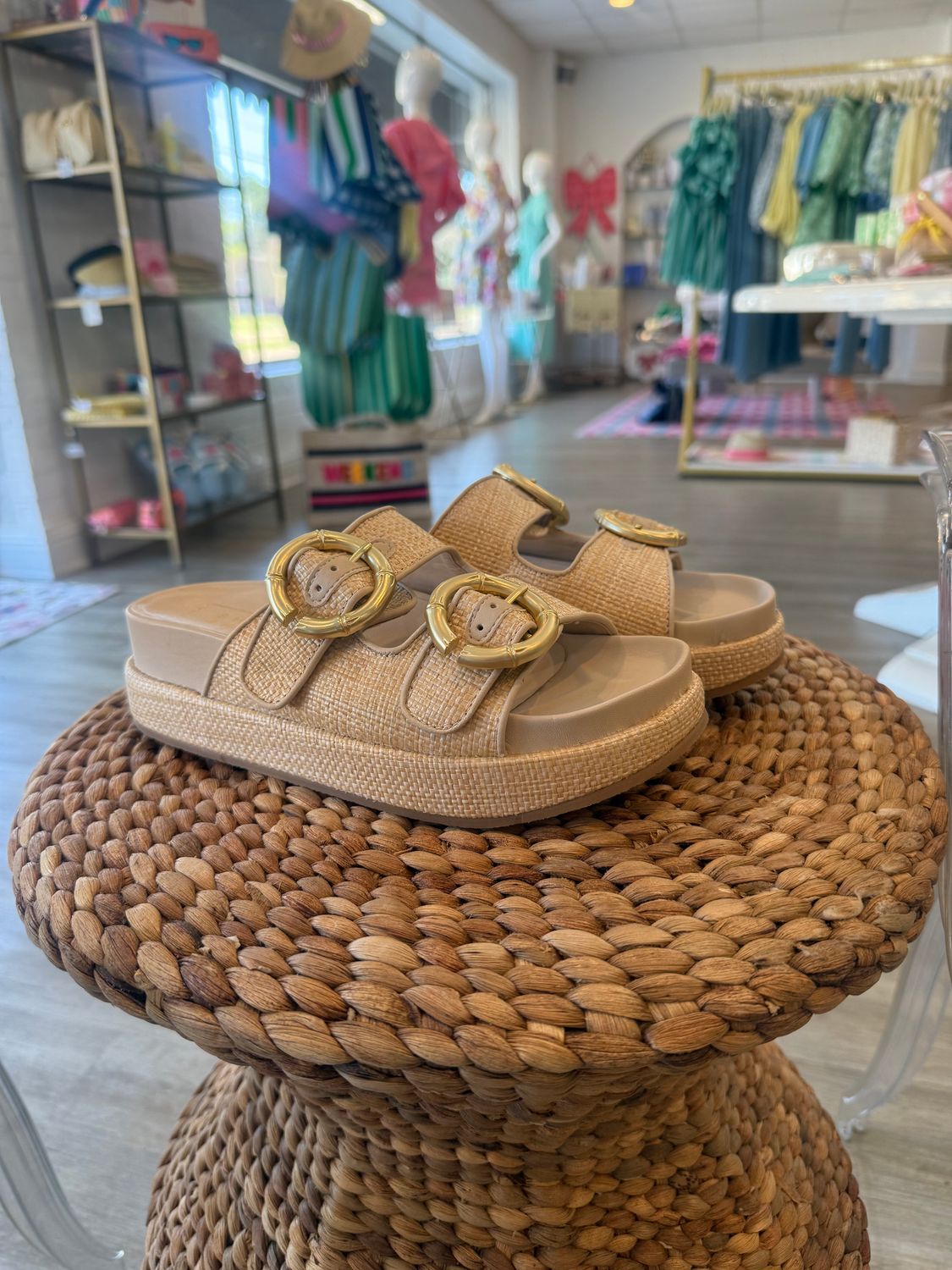 Shu Shop Lori Double Strap Slides