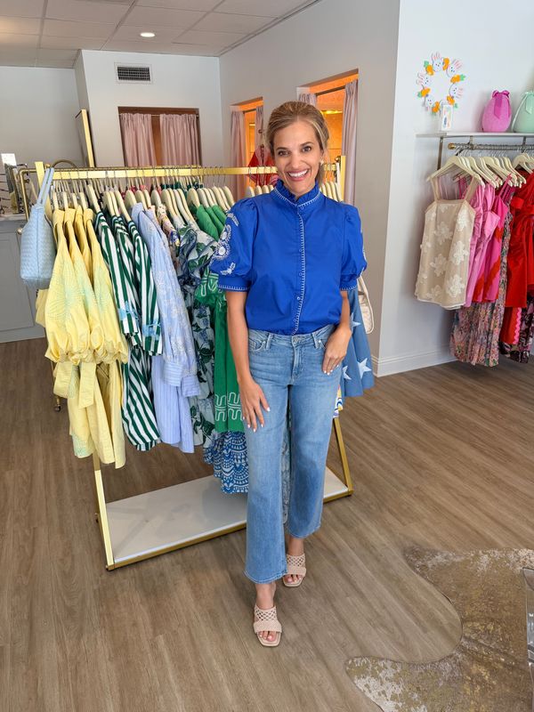 Royals Button Down Top