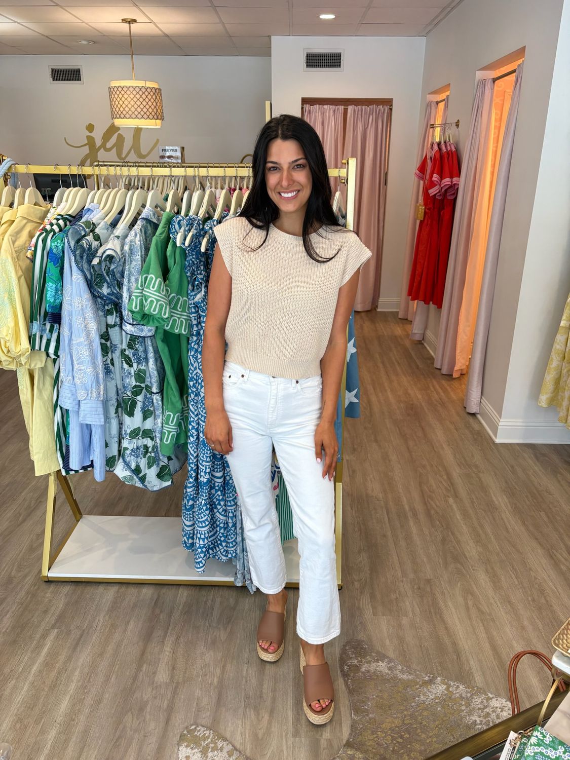 Raindrops Cropped Sweater