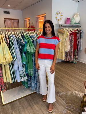 Darcy Striped Sweater Top