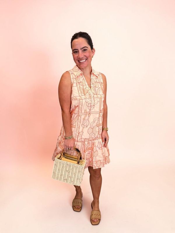 Gemma Embroidery Shirt Dress