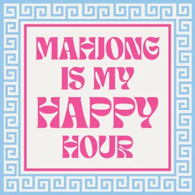 Mahjong Happy Hour Cocktail Napkins