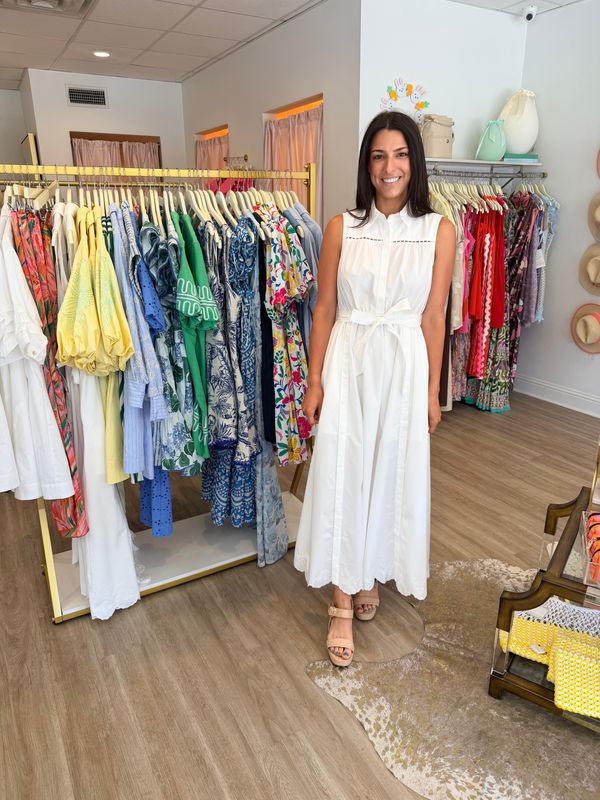 Vogue Belted Maxi Dress