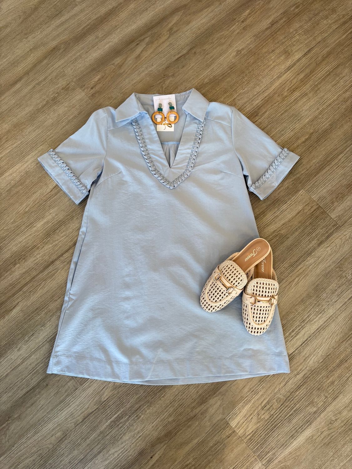 Rope Detail VNeck Dress