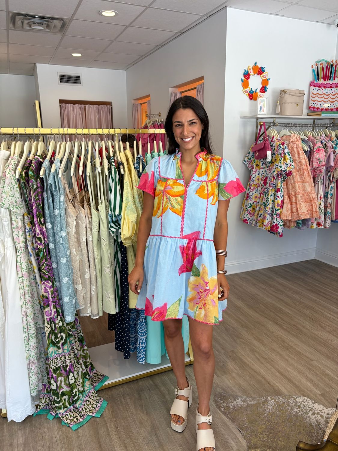 J Marie Kiera V Neck Dress