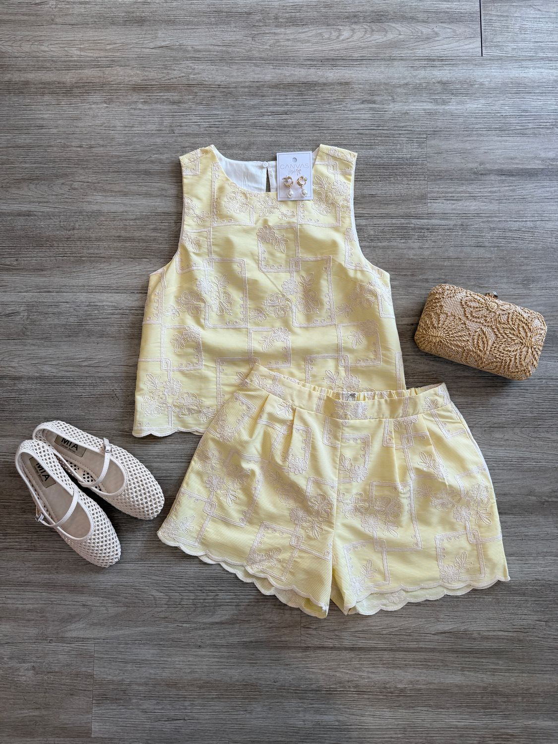Daisy Glow Short Set